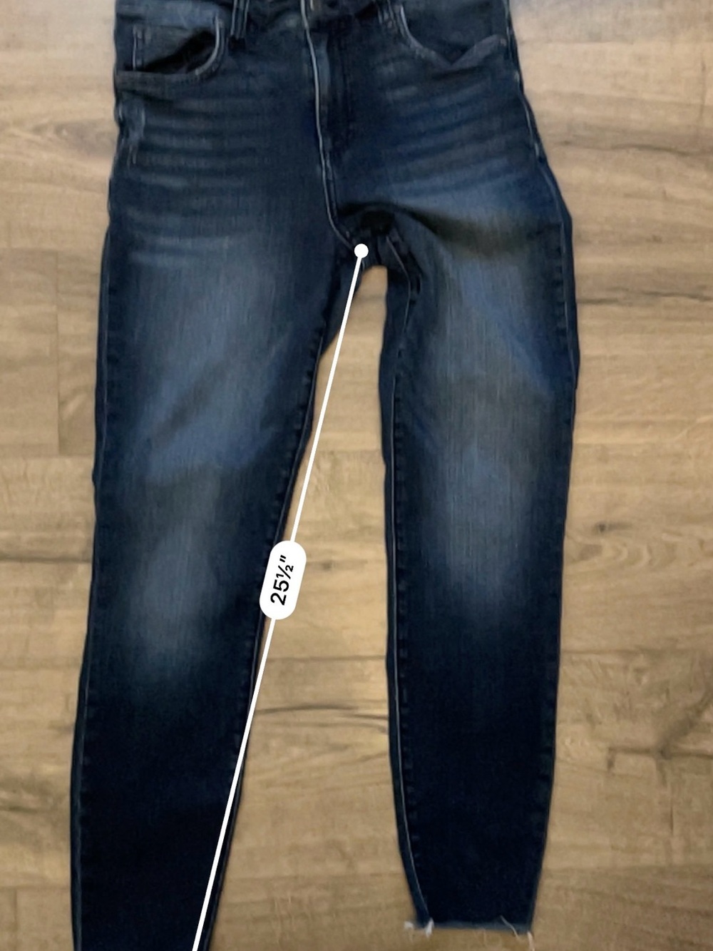 Kut from the Kloth Dark Indigo Cropped Stretch Skinny Jeans - Picture 5 of 6